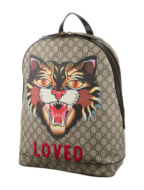 gucci backpack cat|Gucci striped socks cat.